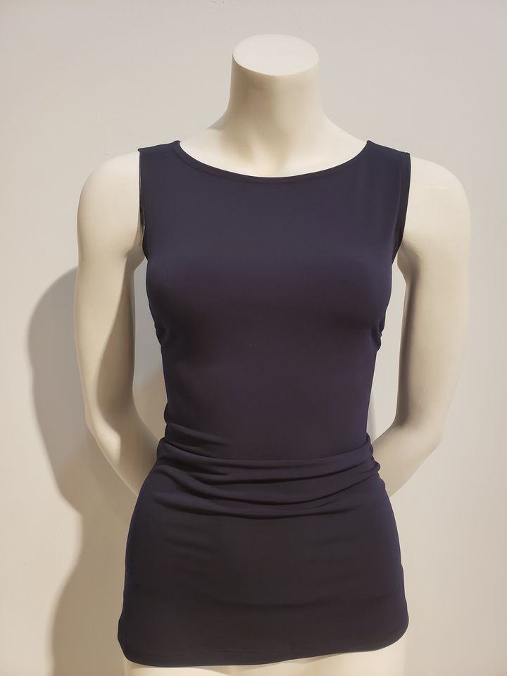 Camisole marine - ENVERS par Yves Jean Lacasse