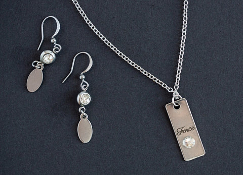 Collier court et b-oreille par Créations MJ