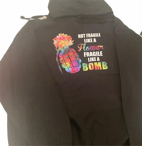 Hoodie/T-Shirt 'Fragile like a Bomb' - Fazi T'z