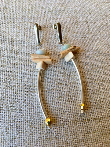 Boucles d'oreilles les funambules par lalouve