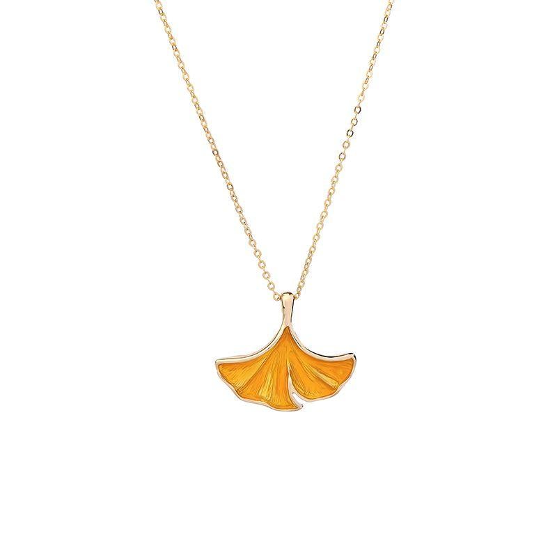 Gingko necklace - Don't Ask