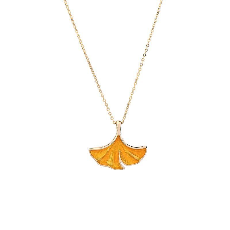 Gingko necklace - Don