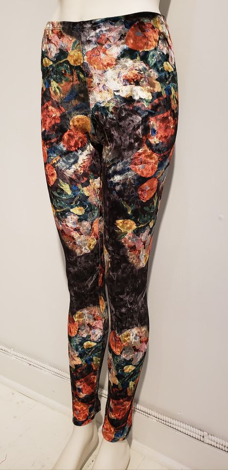 legging velours fleuri - ENVERS par Yves Jean Lacasse