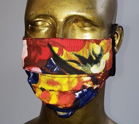 masque  fleurs  - ENVERS par Yves Jean Lacasse