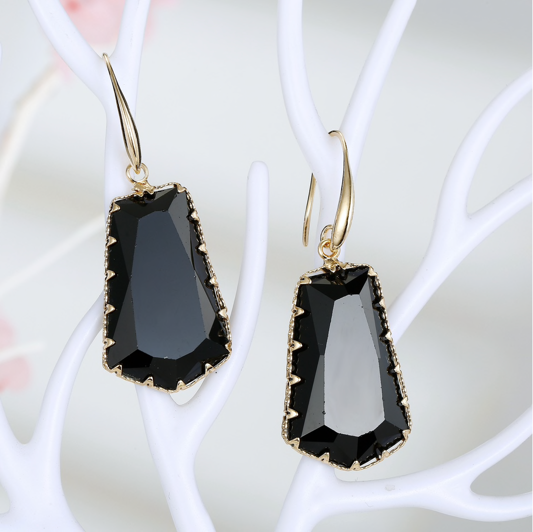 Statement crystal drop earrings - Don't AsK