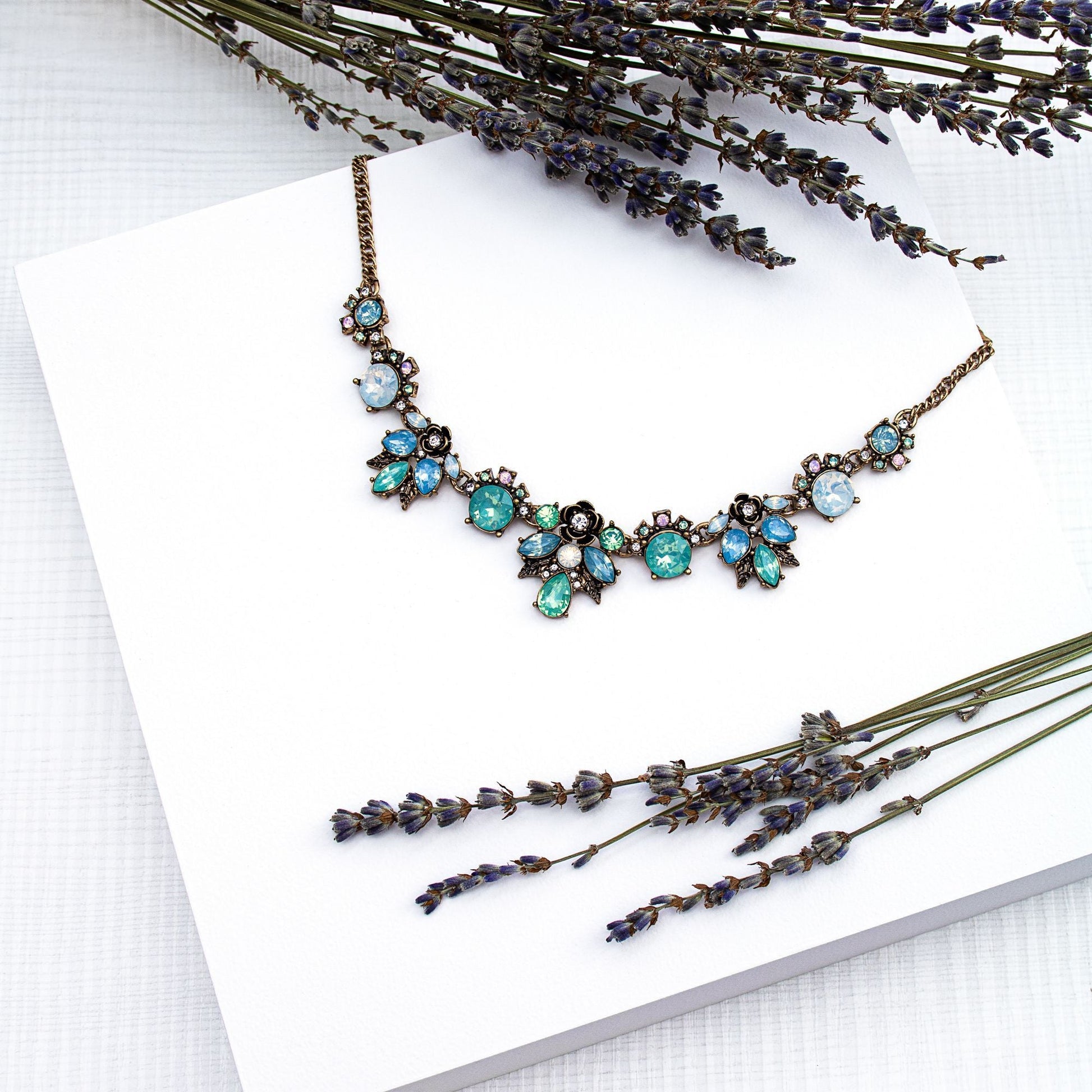 Floral collar necklace - Don't Ask