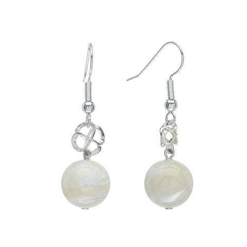 Mother of pearl drop earrings - Don't AsK
