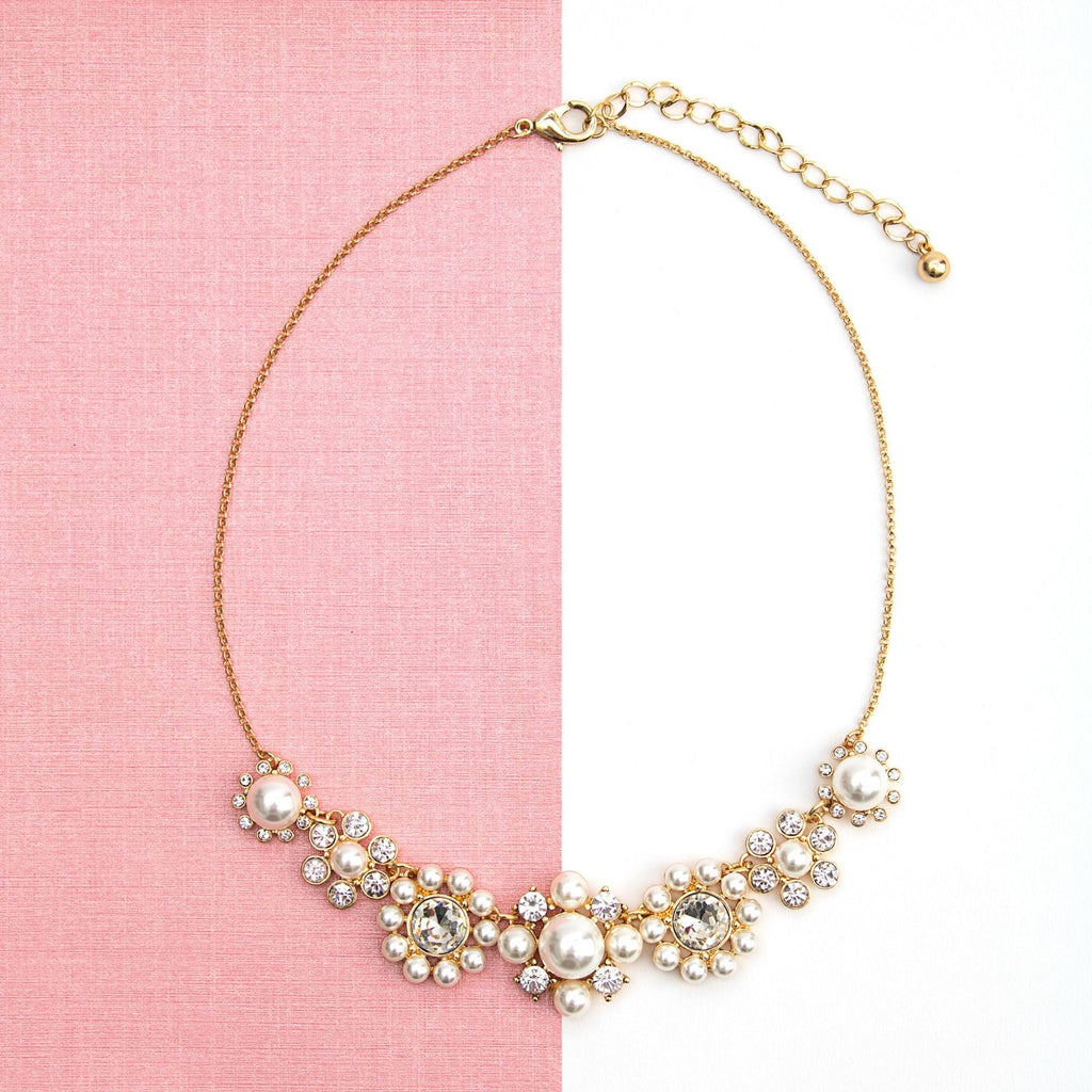 Vintage pearl collar necklace - Don't AsK