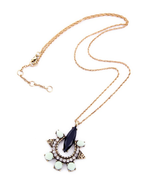 Vintage mint pendant - Don't Ask