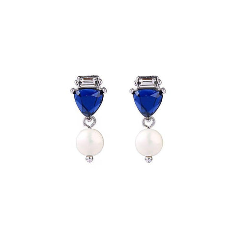Pearl blue accent stud - Don't AsK