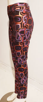 pantalon classique satin noir à motifs - ENVERS par Yves Jean Lacasse