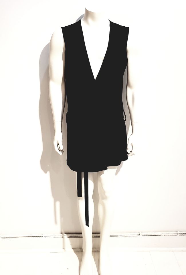 peignoir tricot spandex noir  - ENVERS par Yves Jean Lacasse