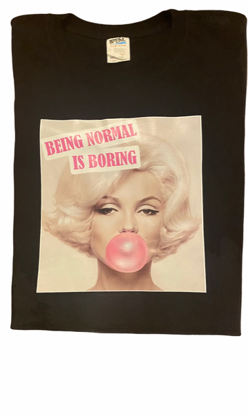 Hoodie/T-Shirt 'Being Normal is Boring' Design - Fazi T'z