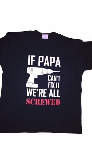 Hoodie 'If papa can't fix it, we're all screwed' - Fazi T'z