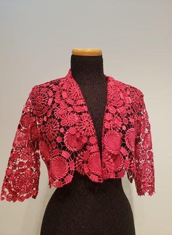 veste bolero dentelle - ENVERS par Yves Jean Lacasse